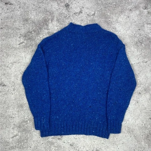 Toast XS blue donegal sweater - Picture 4 of 5